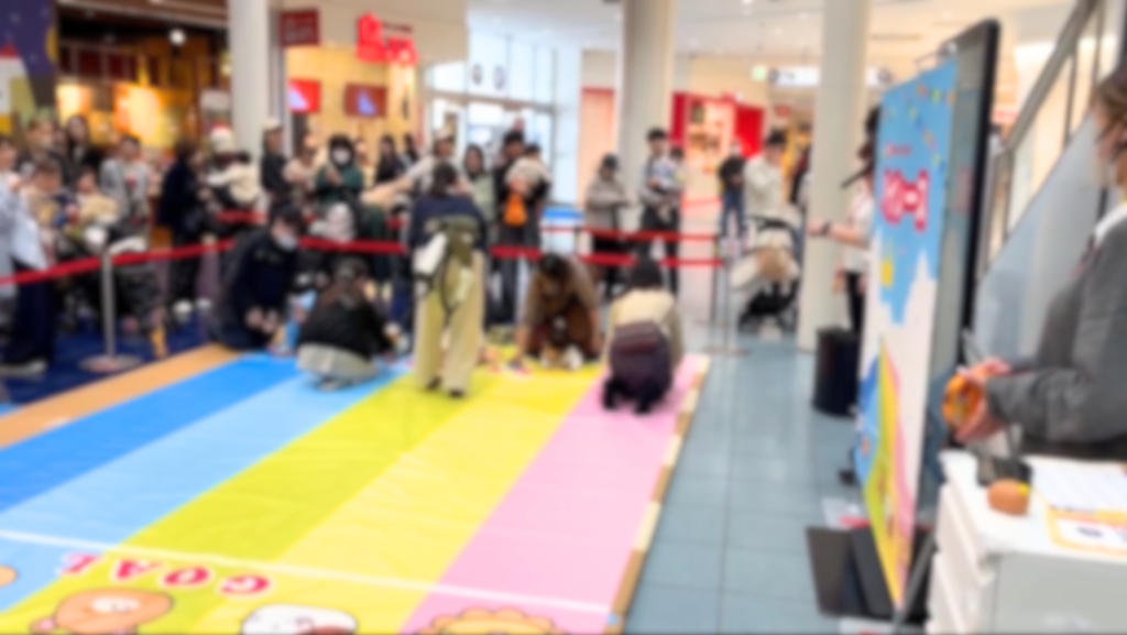 ハイハイレース会場の雰囲気
