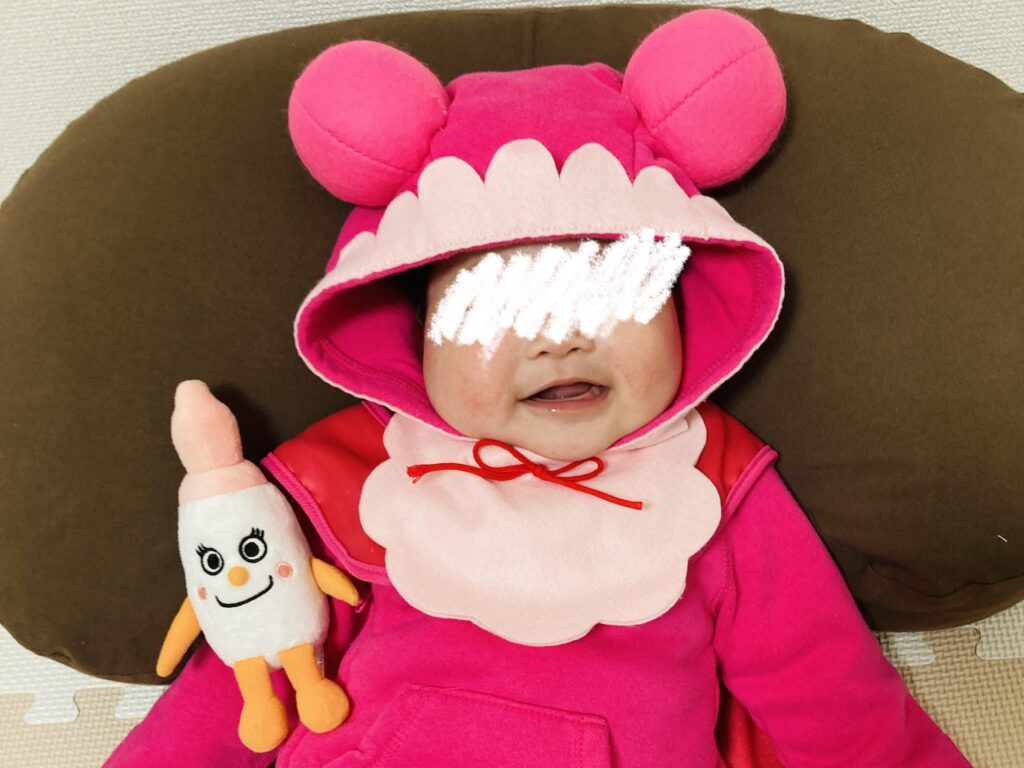 赤ちゃんまんコスプレアップ写真