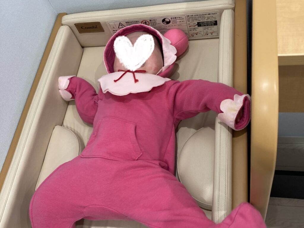 アンパンマンミュージアムのおむつ交換台