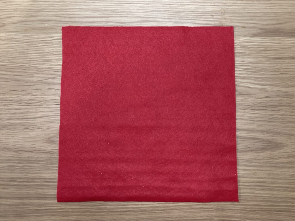 赤いフェルト