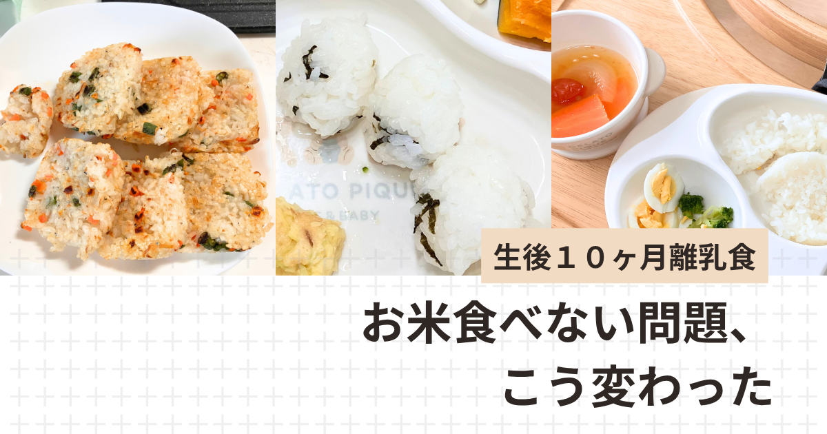 生後10ヶ月の離乳食｜手づかみ食べ・お米問題で試したこと【リアル記録】